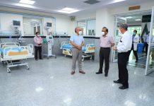कोरोना वायरस: स्वास्थ मंत्री ने ट्रॉमा सेंटर की तैयारियों का जायजा लिया