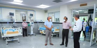 कोरोना वायरस: स्वास्थ मंत्री ने ट्रॉमा सेंटर की तैयारियों का जायजा लिया