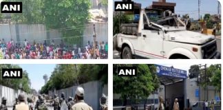 जम्मू – कश्मीर के कठुआ जिले में मजदूरों ने किया विरोध प्रदर्शन