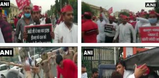 पेट्रोल-डीजल की बढ़ती कीमतों को लेकर हो रहा है विरोध प्रदर्शन, यूपी पुलिस ने किया लाठीचार्ज