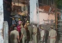 निर्माणाधीन इमारत गिरने से तबाही
