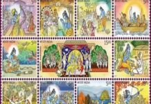 अयोध्या में पुरुषोत्तम श्रीराम पर डाक टिकट जारी किया गया