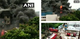 गुजरात के वापी में केमिकल फैक्ट्री में लगी भीषण आग