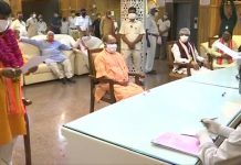 राज्यसभा चुनाव के लिए जय प्रकाश निषाद ने भरा नामांकन