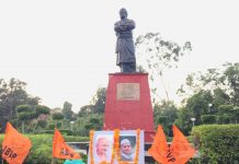 अभाविप ने गांधी तथा शास्त्री जयंती पर डीयू में पुष्पांजलि कार्यक्रम किया आयोजित