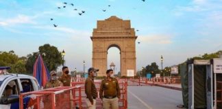 दिल्ली में इंडिया गेट के आस पास लगाई गई धारा 144