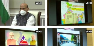 राजनाथ सिंह ने सीमा पर बने 43 पुलों का किया लोकार्पण