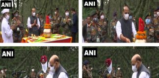 शस्त्र पूजा के बाद राजनाथ सिंह का पड़ोसियों को संदेश, देश की एक एक इंच जमीन की रक्षा करेगी सेना