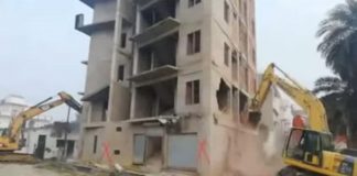 गाज़ीपुर: मुख्तार अंसारी के करीबी की संपत्ति पर चला बुलडोजर