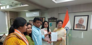 राजस्थान में महिलाओं के खिलाफ बढ़ते उत्पीड़न के मामलों पर BJYM ने सौंपा ज्ञापन